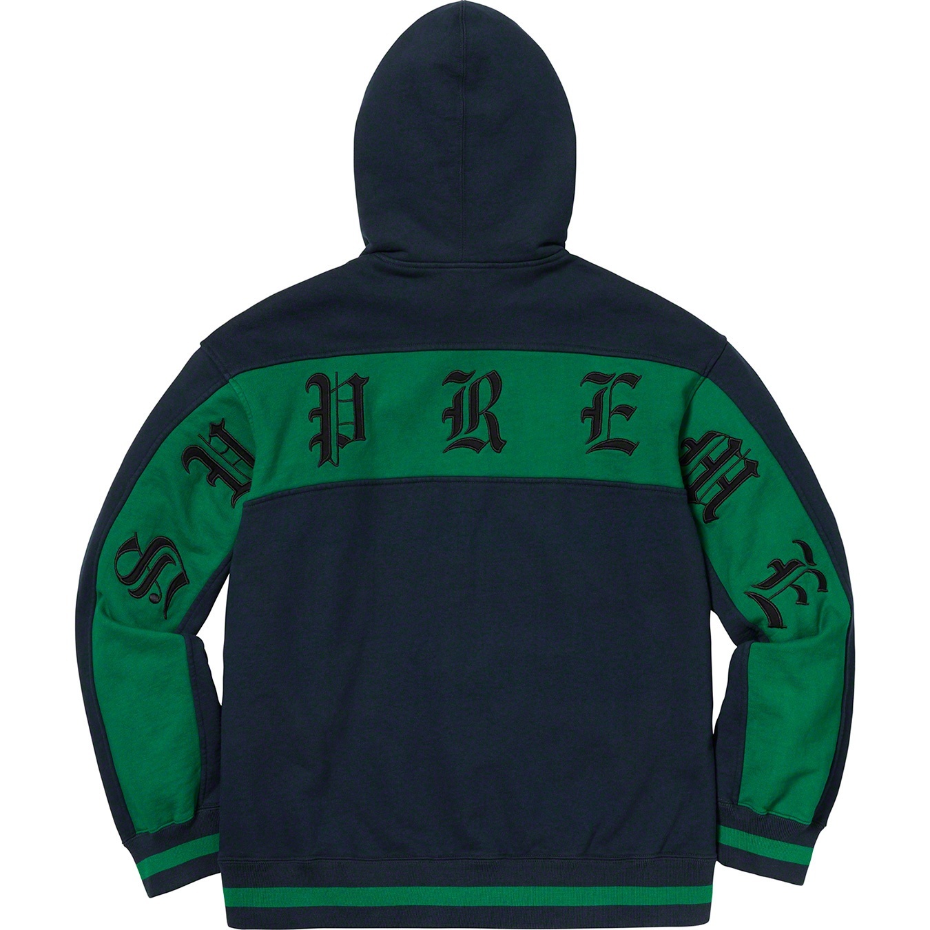 Old English Stripe Zip Up Sweatshirt view 11